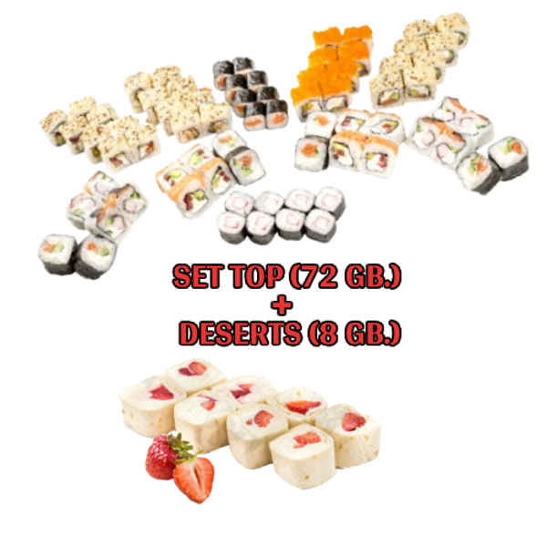 SET TOP (72 GB.) + DESERTS (8 GB.)